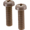 Plastic Screws - Cross Recessed Pan Head Machine Screws - PEEK